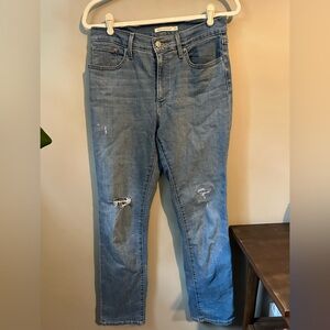 Levi's Women's Light Blue Straight Leg Jeans